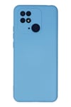 Mey İthalat®   Redmi 10C Kılıf Nano içi Kadife Silikon - Mavi