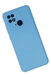 Mey İthalat®   Redmi 10C Kılıf Nano içi Kadife Silikon - Mavi