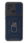 Mey İthalat®   Redmi 10C Kılıf Pars Lens Yüzüklü Silikon - Lacivert