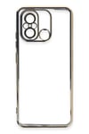 Mey İthalat®   Redmi 12C Kılıf  Lensli Silikon - Gold
