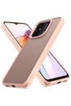 Mey İthalat®   Redmi 12C Kılıf Elegant Kapak - Pudra