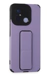 Mey İthalat®   Redmi 12C Kılıf Mega Standlı Silikon - Lila