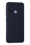 Mey İthalat®   Redmi 12C Kılıf Nano içi Kadife Silikon - Lacivert