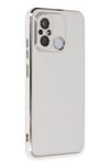 Mey İthalat®   Redmi 12C Kılıf Volet Silikon - Beyaz