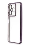Mey İthalat®   Redmi 13 4G Kılıf  Lensli Silikon - Mor