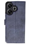 Mey İthalat®   Redmi 13 4G Kılıf Trend S Plus Kapaklı Kılıf - Lacivert