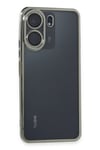 Mey İthalat®   Redmi 13C Kılıf  Lensli Silikon - Gümüş