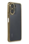 Mey İthalat®   Redmi 13C Kılıf  Lensli Silikon - Gold
