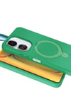 Mey İthalat®   Redmi 13C Regal Magsafe Standlı Kapak - Yeşil