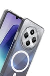 Mey İthalat®   Redmi 14C Combo Sert Şeffaf Magsafe Kapak - Şeffaf