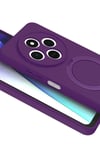 Mey İthalat®   Redmi 14C Regal Magsafe Standlı Kapak - Derin Mor