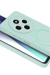 Mey İthalat®   Redmi 14C Regal Magsafe Standlı Kapak - Su Yeşili