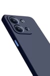 Mey İthalat®   Redmi 15C 4G Nano içi Kadife Silikon - Lacivert