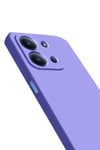 Mey İthalat®   Redmi 15C 4G Nano içi Kadife Silikon - Lila