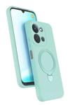 Mey İthalat®   Redmi 15C 4G Regal Magsafe Standlı Kapak - Su Yeşili