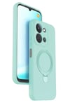 Mey İthalat®   Redmi 15C 4G Regal Magsafe Standlı Kapak - Su Yeşili