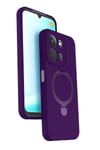 Mey İthalat®   Redmi 15C 4G Regal Magsafe Standlı Kapak - Derin Mor