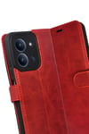 Mey İthalat®   Redmi 15C 4G Trend S Plus Kapaklı Kılıf - Kırmızı