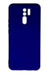 Mey İthalat®   Redmi 9 Kılıf Nano içi Kadife Silikon - Lacivert