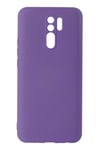Mey İthalat®   Redmi 9 Kılıf Nano içi Kadife Silikon - Mor