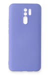 Mey İthalat®   Redmi 9 Kılıf Nano içi Kadife Silikon - Lila