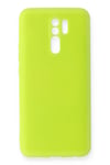 Mey İthalat®   Redmi 9 Kılıf Nano içi Kadife Silikon - Sarı