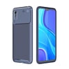 Mey İthalat®   Redmi 9A Kılıf Auto Focus Karbon Kapak - Lacivert