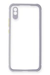 Mey İthalat®   Redmi 9A Kılıf Miami Şeffaf Silikon - Lila