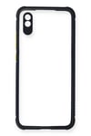 Mey İthalat®   Redmi 9A Kılıf Miami Şeffaf Silikon - Lacivert