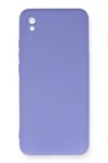 Mey İthalat®   Redmi 9A Kılıf Nano içi Kadife Silikon - Lila