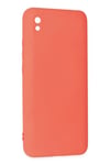 Mey İthalat®   Redmi 9A Kılıf Nano içi Kadife Silikon - Turuncu