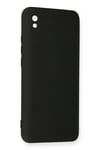 Mey İthalat®   Redmi 9A Kılıf Nano içi Kadife Silikon - Siyah