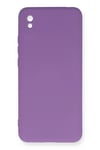 Mey İthalat®   Redmi 9A Kılıf Nano içi Kadife Silikon - Mor