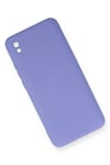 Mey İthalat®   Redmi 9A Kılıf Nano içi Kadife Silikon - Lila