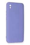 Mey İthalat®   Redmi 9A Kılıf Nano içi Kadife Silikon - Lila