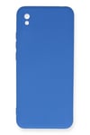 Mey İthalat®   Redmi 9A Kılıf Nano içi Kadife Silikon - Mavi