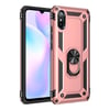 Mey İthalat®   Redmi 9A Kılıf Sofya Yüzüklü Silikon Kapak - Rose