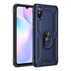 Mey İthalat®   Redmi 9A Kılıf Sofya Yüzüklü Silikon Kapak - Lacivert