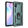 Mey İthalat®   Redmi 9A Kılıf Sofya Yüzüklü Silikon Kapak - Yeşil
