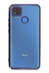 Mey İthalat®   Redmi 9C Kılıf  Lensli Silikon - Mor