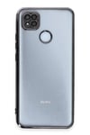 Mey İthalat®   Redmi 9C Kılıf  Lensli Silikon - Siyah