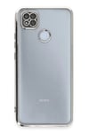 Mey İthalat®   Redmi 9C Kılıf  Lensli Silikon - Gümüş