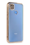 Mey İthalat®   Redmi 9C Kılıf  Lensli Silikon - Gold