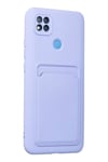 Mey İthalat®   Redmi 9C Kılıf Kelvin Kartvizitli Silikon - Lila