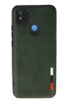 Mey İthalat®   Redmi 9C Kılıf Loop Deri Silikon - Yeşil