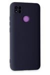 Mey İthalat®   Redmi 9C Kılıf Nano içi Kadife Silikon - Lacivert