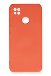 Mey İthalat®   Redmi 9C Kılıf Nano içi Kadife Silikon - Turuncu