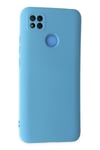 Mey İthalat®   Redmi 9C Kılıf Nano içi Kadife Silikon - Mavi