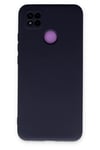 Mey İthalat®   Redmi 9C Kılıf Nano içi Kadife Silikon - Lacivert