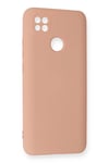 Mey İthalat®   Redmi 9C Kılıf Nano içi Kadife Silikon - Pudra